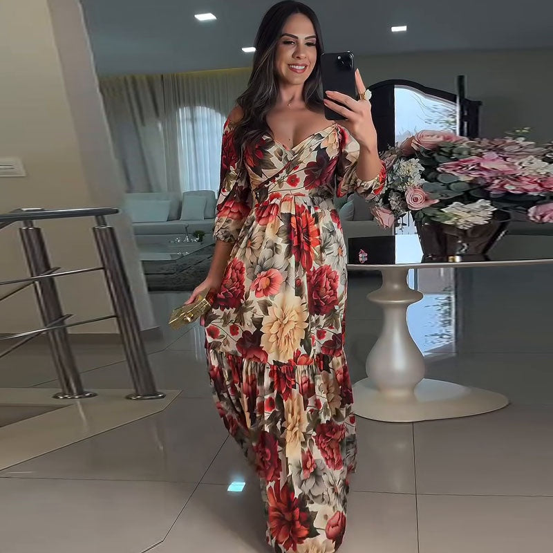 BlossomAura™ Maxi Dress